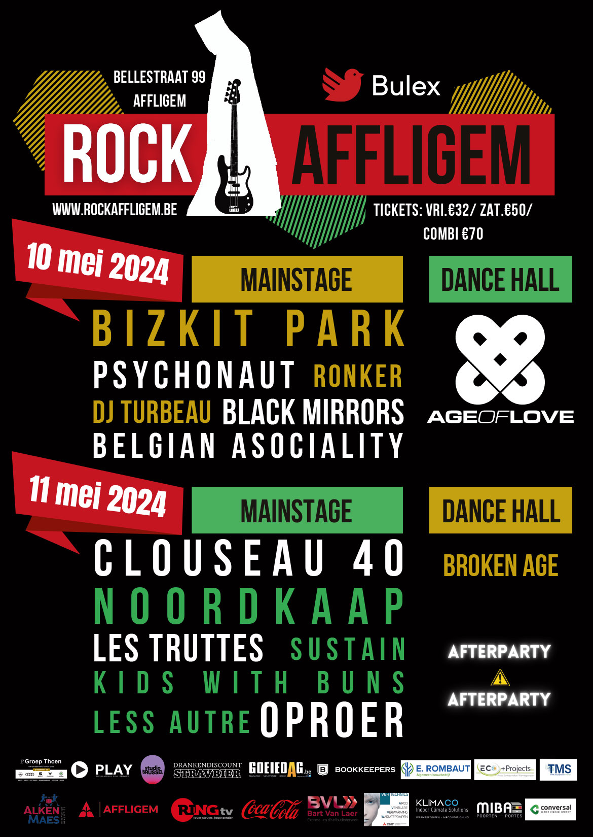 Affiche Rock Affligem 2024